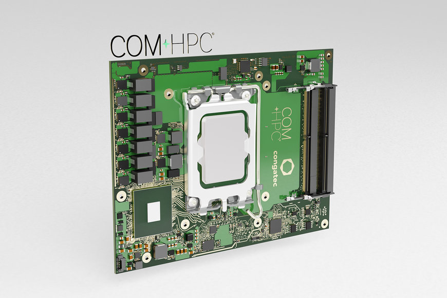 congatec expands its portfolio of COM-HPC Computer-on-Modules with 13th Gen Intel Core processor to include high-end variants with LGA socket